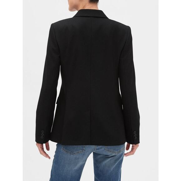 Banana Republic Washable Two Button Blazer - Black - Size 8 - Classic Tailored - Picture 5 of 8
